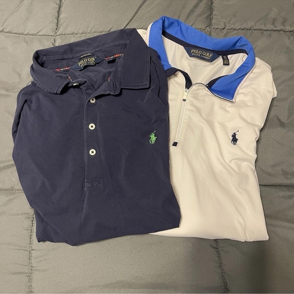 Golf Polo RL Men Size XXL Pair Of Shirts-One Long Sleeve~One Short*READ - Picture 1 of 14